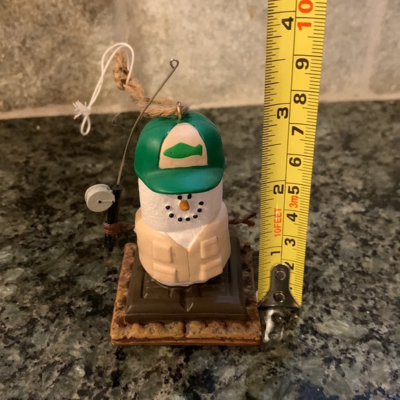 The Original S’Mores Marshmallow Fisherman & Fishing Pole Hanging Ornament - Picture 4 of 5